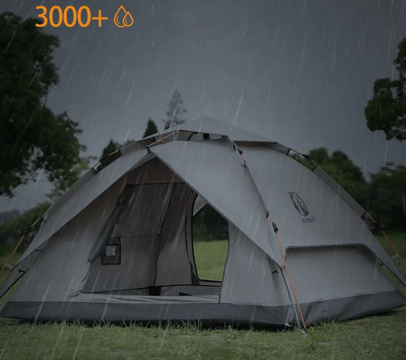 Double Layer Camping Tent Waterproof Pop-up Tent 3-4 Person DYLF94225 by ECOTREK