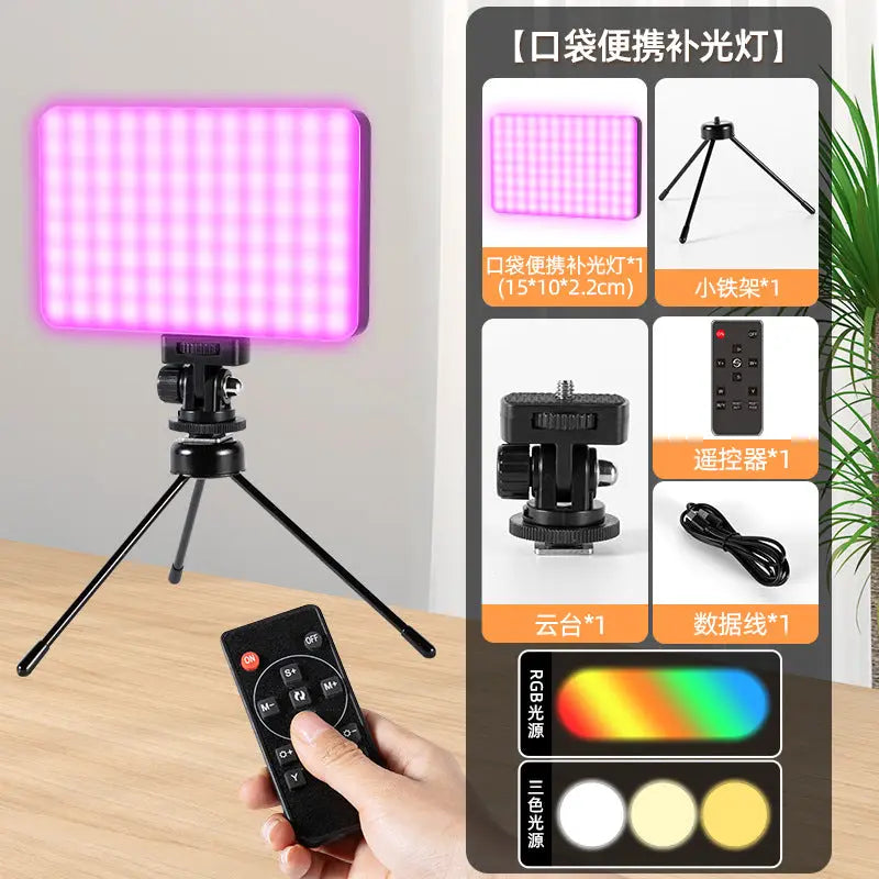 Action Outdoors Limited Portable RGB Pocket Light with Remote for Photography Portable RGB Pocket Light with Remote for Photography
