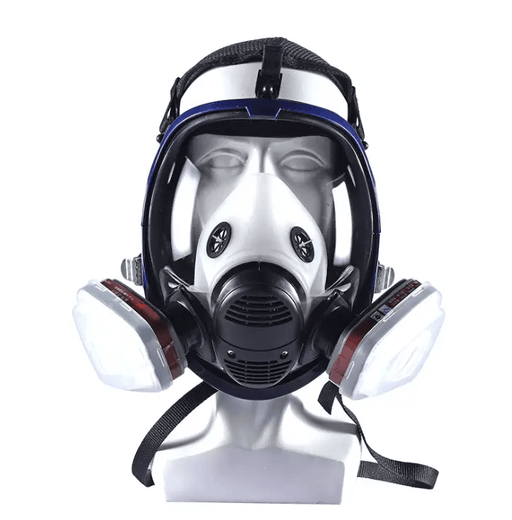 Mead's Supply & Equipment Outfitters limited Safety Respirator Full Face Silicone Gas Mask With Wide Field Of View And Dustproof Respirator Full Face Silicone Gas Mask With Wide Field Of View