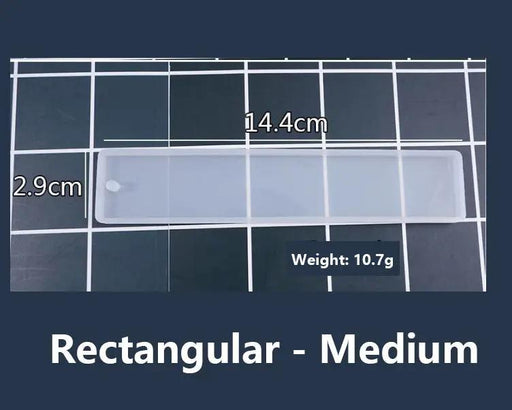 DIY Bookmark Resin Moulds Jewelry Making DIY Craft Tools - Rectangular by Resin Art NZ