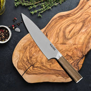 Chef Knife - 8-Inch Professional Japanese Kitchen Knife, Ultra Sharp Gyuto Knife Full Tang Ergonomic Natural Wood Handle, Cooking Knife With Gift Box - 8Inch Chef Knife by China Dropship