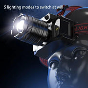Super Bright LED Headlamp Rechargeable Headlight Zoomable Head Torch Lamp Flashlight by China Dropship