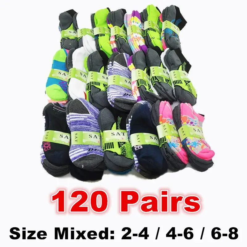 Bulk Sale Kids' Cushion Socks 120 Pairs Mixed Sizes by dealonline.co.nz