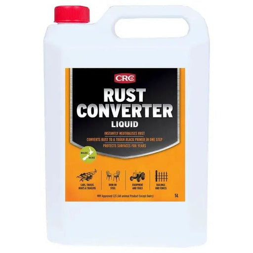 CRC Rust Treatment Wholesale CRC Rust Converter 5L - Neutralises Rust (Pack of 2) CRC Rust Converter 5L - Neutralises Rust - Wholesale | Action Outdoors