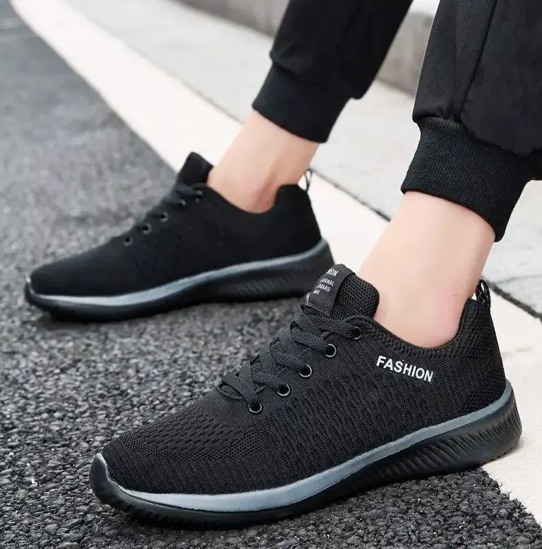 Mens Slip On Walking Shoes Lightweight Breathable Non Slip Running Shoes by dealonline.co.nz