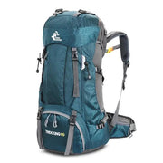 Mead's Supply & Equipment Outfitters limited Backpacks & Hiking Bags 60L Hiking Backpack with Rain Cover — Lightweight Nylon Trekking Pack 60L Hiking Backpack with Rain Cover — Lightweight Nylon Trekking Pack