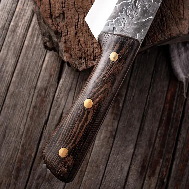 Stainless Manganese Steel Meat Cleaver Forged And Slaughtered Knife with cover by China Dropship