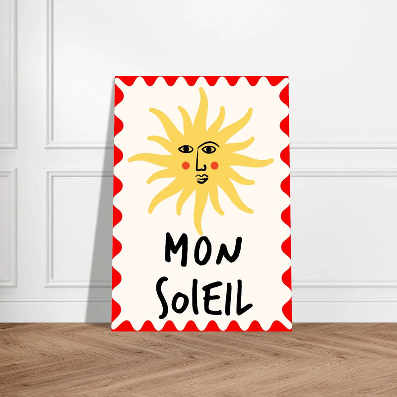 Mon Soleil by Blank Wall Print Shop