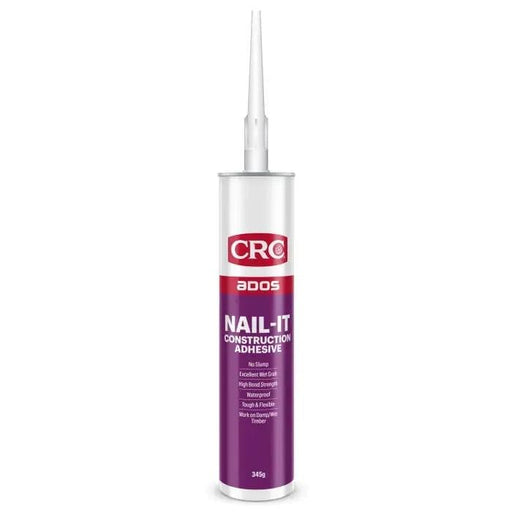 CRC Sealants & Fillers Wholesale CRC ADOS Nail-It Construction Adhesive 345g (Pack of 6) CRC ADOS Nail-It Construction Adhesive 345g - Wholesale | Action Outdoors