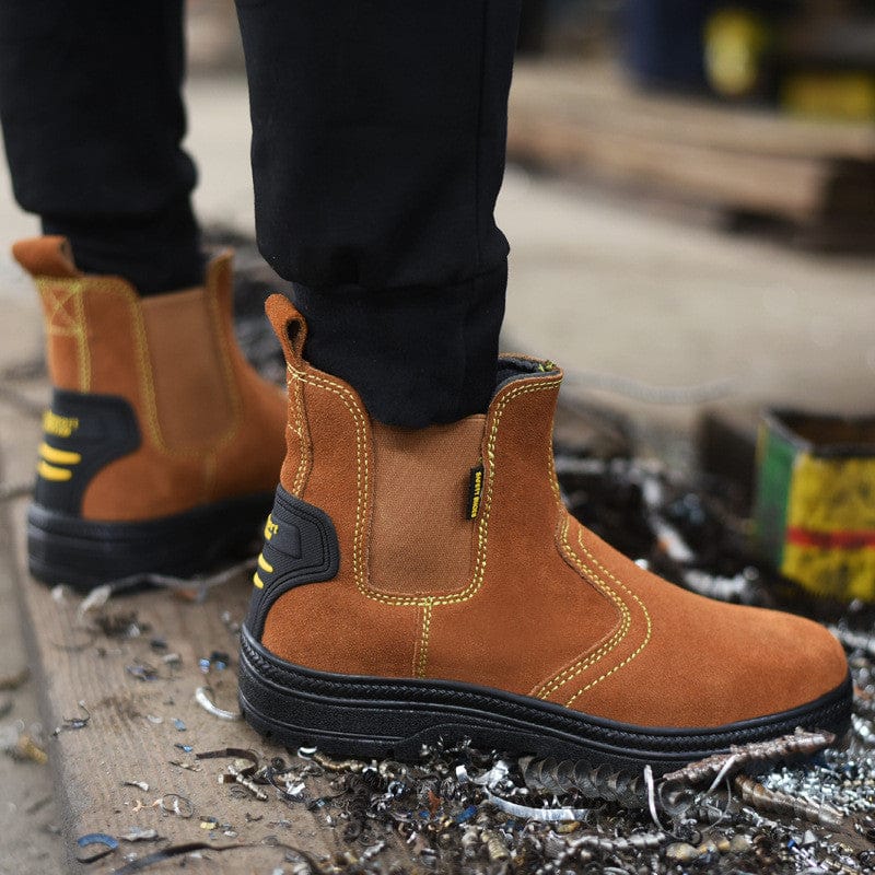 Mead's Supply & Equipment Outfitters limited Safety Footwear Welder Safety Boots With Steel Toe Splash And Heat Resistant Cowhide Welder Safety Boots With Steel Toe And Heat Resistant