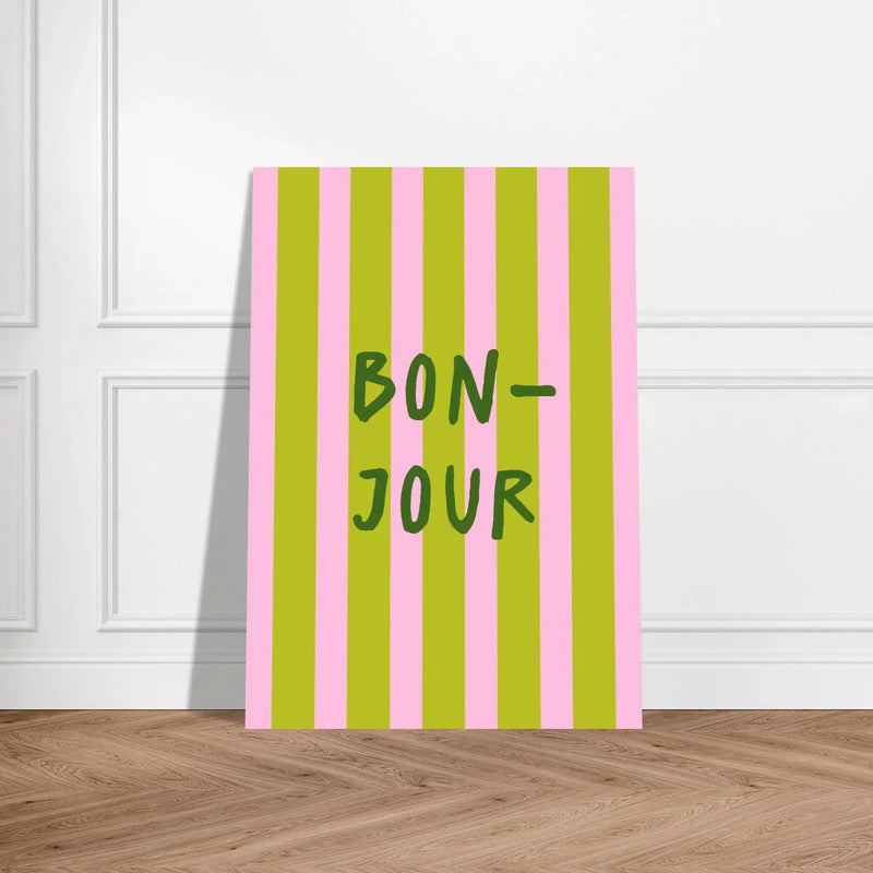 Bonjour by Blank Wall Print Shop
