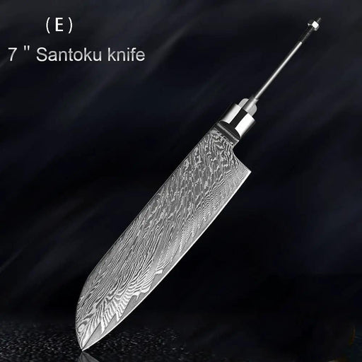 Damascus Knife Embryo High Hardness Kitchen Knives 7DPDMCR5d 175mm by China Dropship