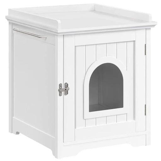 Indoor Cat Litter Box Cat Loo Cabinet by Yaheetech