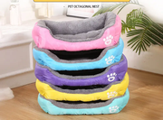54cm Colourful Calming Dog Bed Warming Washable M by dealonline.co.nz
