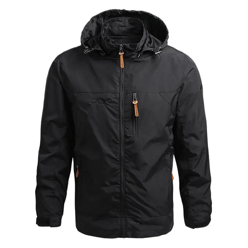 Men's Waterproof Sports Jacket — Power Bank Pocket & Cable Port | Spring & Autumn Outdoor by Mead's Supply & Equipment Outfitters limited