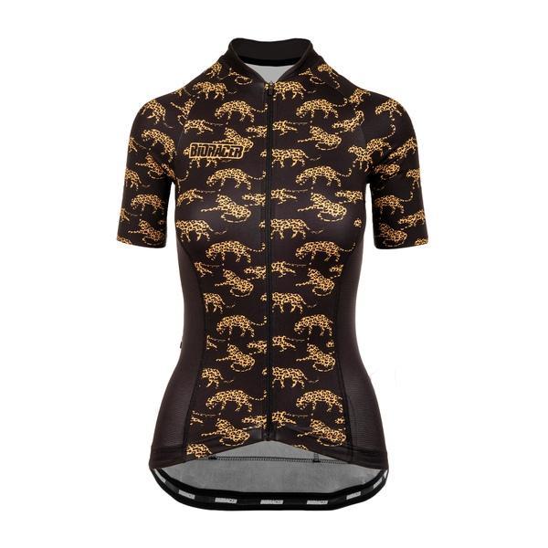 Bioracer Vesper Jersey S/S Gold Pantera by Euro Cycling NZ
