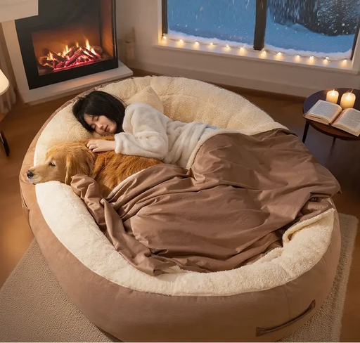 Human Sized Cosy Dog Beds Washable by dealonline.co.nz