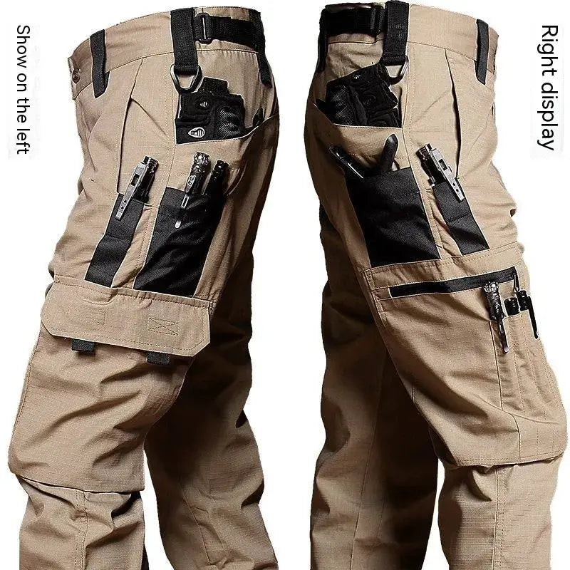 Men's Waterproof Tactical Cargo Pants - Multi-Pocket Outdoor Work Pants by Mead's Supply & Equipment Outfitters limited