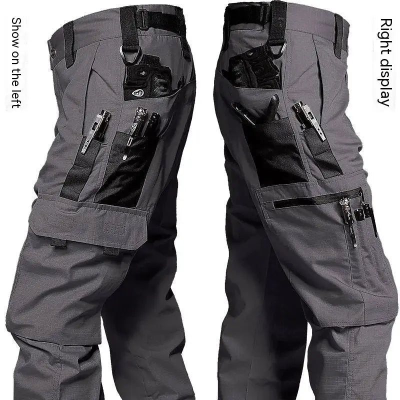 Men's Waterproof Tactical Cargo Pants - Multi-Pocket Outdoor Work Pants by Mead's Supply & Equipment Outfitters limited