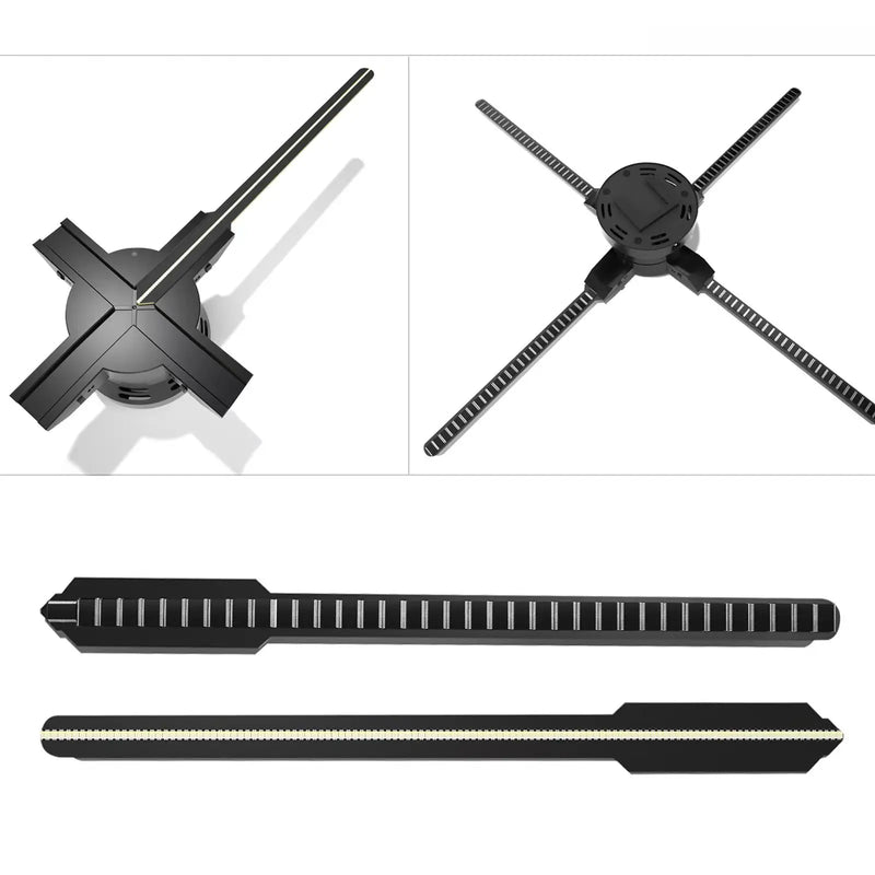 Action Outdoors Limited 60cm HD 3D Hologram Fan Projector LED Display 60cm HD 3D Hologram Fan Projector LED Display