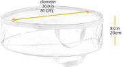Clear Christmas Wreath Storage Bag 76X20cm by salelink.co.nz