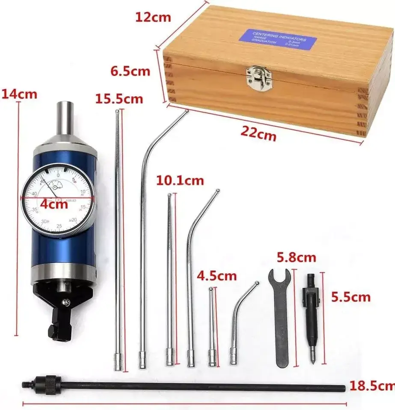 Coaxial Centering Indicator 0.01mm Milling Machine 0-3mm Alignment Dial Test by salelink.co.nz