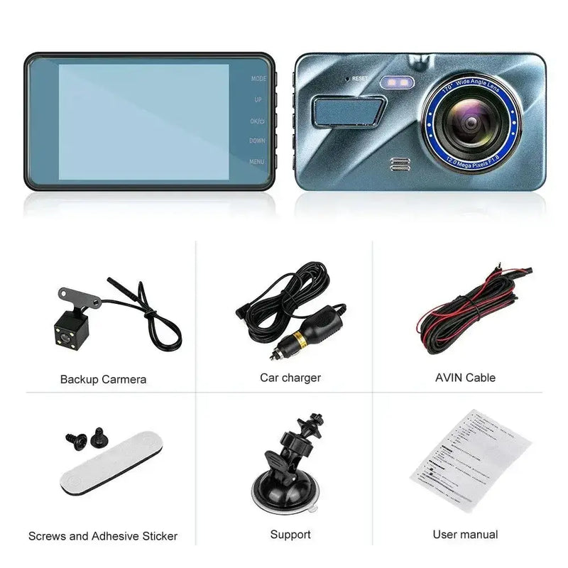 Dash Cam (Full HD - Front & Rear) by Habicare