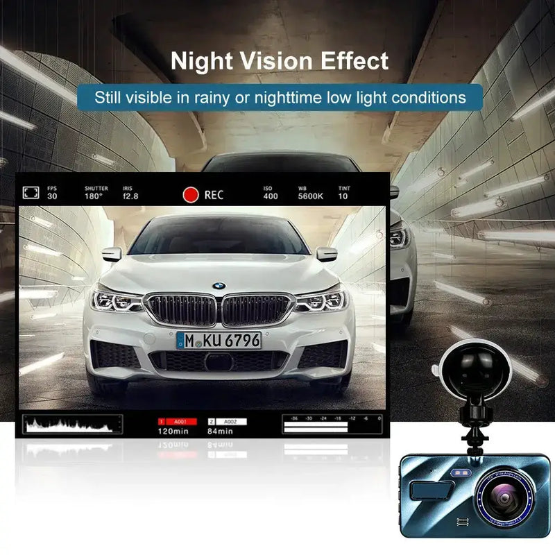 Dash Cam (Full HD - Front & Rear) by Habicare