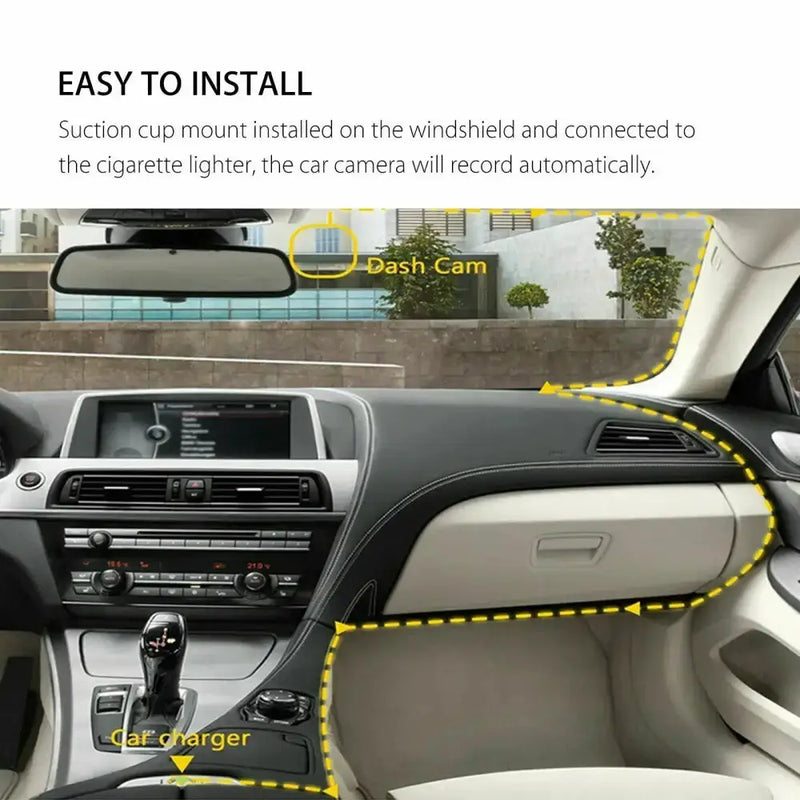 Dash Cam (Full HD - Front & Rear) by Habicare