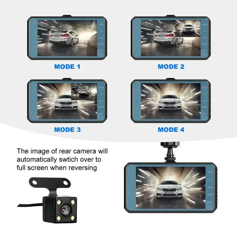 Dash Cam (Full HD - Front & Rear) by Habicare