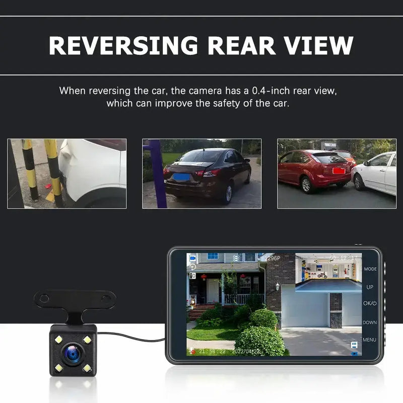 Dash Cam (Full HD - Front & Rear) by Habicare