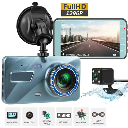 Dash Cam (Full HD - Front & Rear) by Habicare