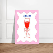 Cin Cin by Blank Wall Print Shop