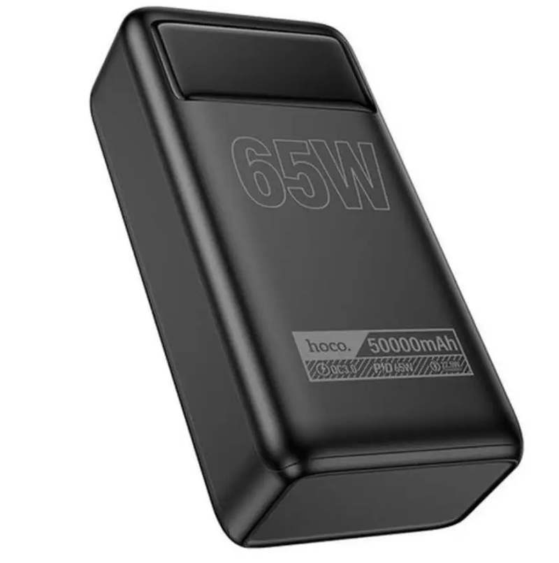 65W PD+QC Power Bank with LED % Display & Torch Light (50000mAh) – DB81A by techplus