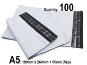 100 x A5 Heavy Duty - Courier Mail Bags by dealonline.co.nz