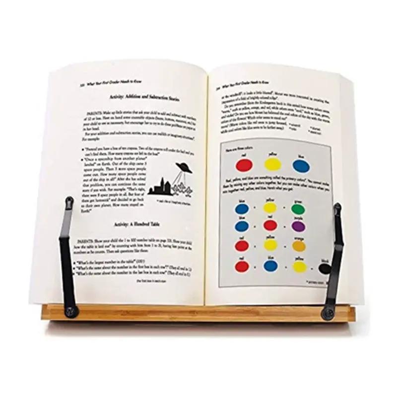 Bamboo Tablet iPad Cookbook Stand Holder Rack by salelink.co.nz