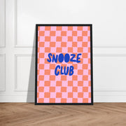 Snooze Club by Blank Wall Print Shop