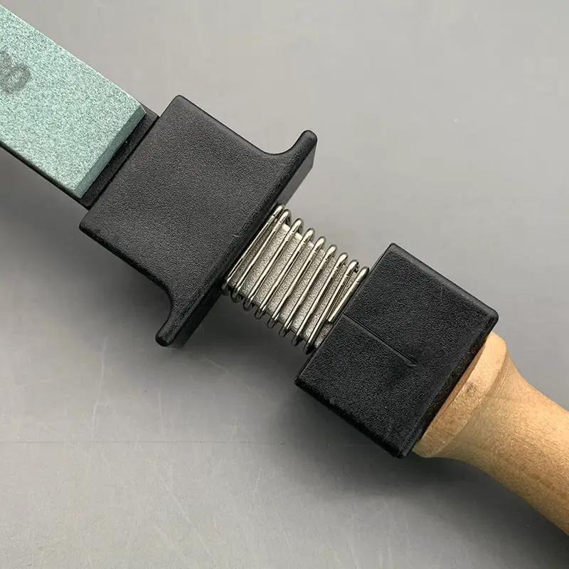 Fixed Angle Knife Sharpener Accessories Hand-held Handle Clamp The Whetstone Bar White by China Dropship
