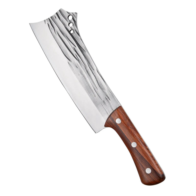 Kegani Meat Cleaver Knife - Heavy Duty Bone Chopper - 1.4 Lbs Butcher Knife Bone Knife - High Carbon Steel Butcher Knife For Meat Cutting, Bone Cutting - Meat Cleaver Knife by China Dropship