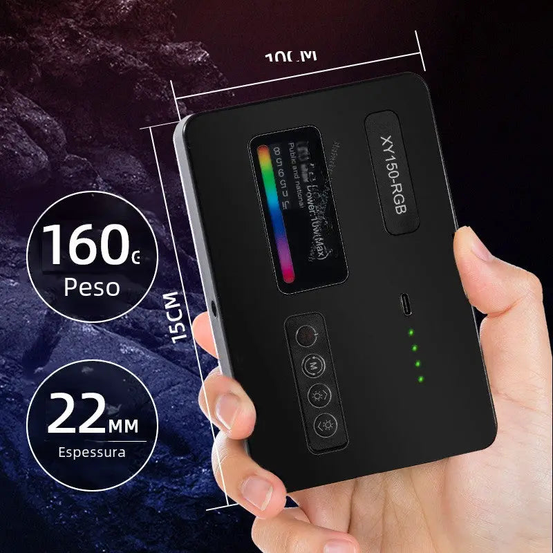 Action Outdoors Limited Portable RGB Pocket Light with Remote for Photography Portable RGB Pocket Light with Remote for Photography