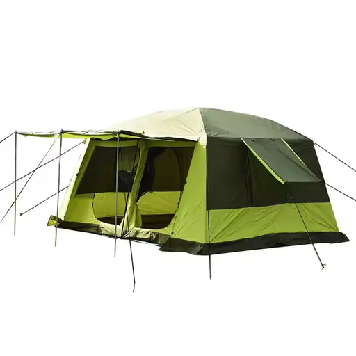 Camping Tent 420x305x210cm - Green by salelink.co.nz