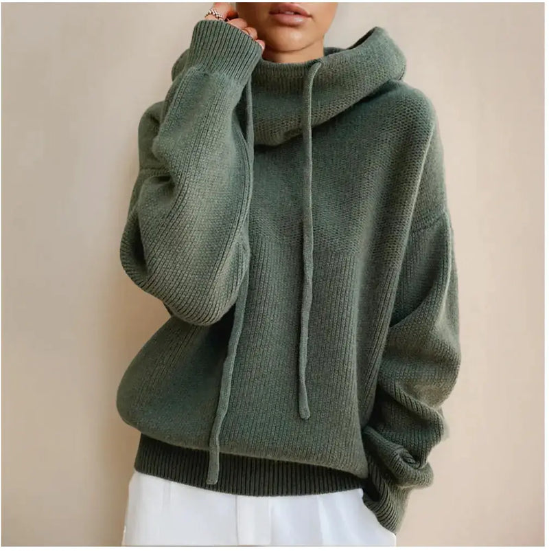 Women's Merino Wool High Neck Sweater Top by Mead's Supply & Equipment Outfitters limited