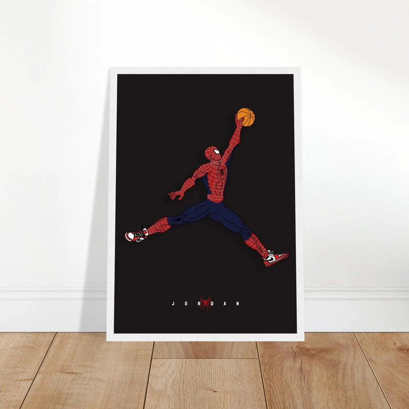 Spidey x Jordan Limited Edition by Blank Wall Print Shop