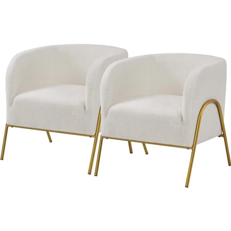 2pcs Contemporary Accent Armchair by Yaheetech