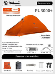 Mead's Supply & Equipment Outfitters limited Tents Ultralight Hiking Tent — 1–2 Person Camping Shelter Ultralight Hiking Tent — 1–2 Person Camping Shelter