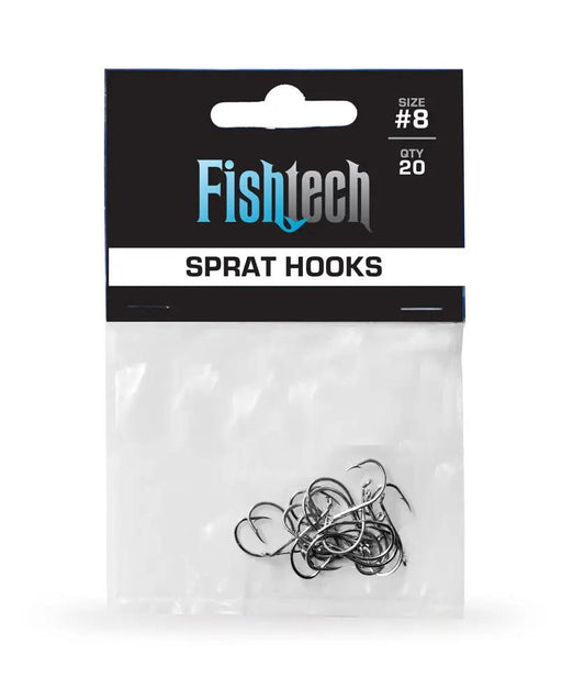 Fishtech Sprat Hooks #8 Qty 20 by NZ Diver