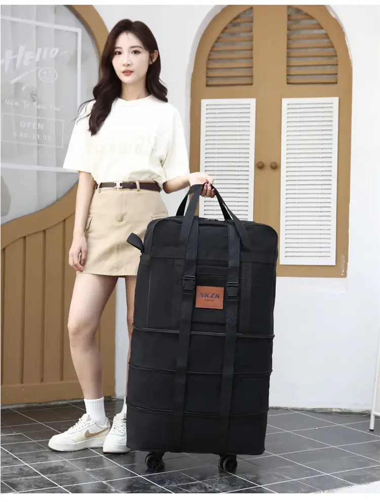158L Expandable Luggage Bag – Foldable Rolling Travel Bag XCMF1183 by ECOTREK