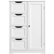 Large Wooden Bathroom Floor Cabinet by Yaheetech
