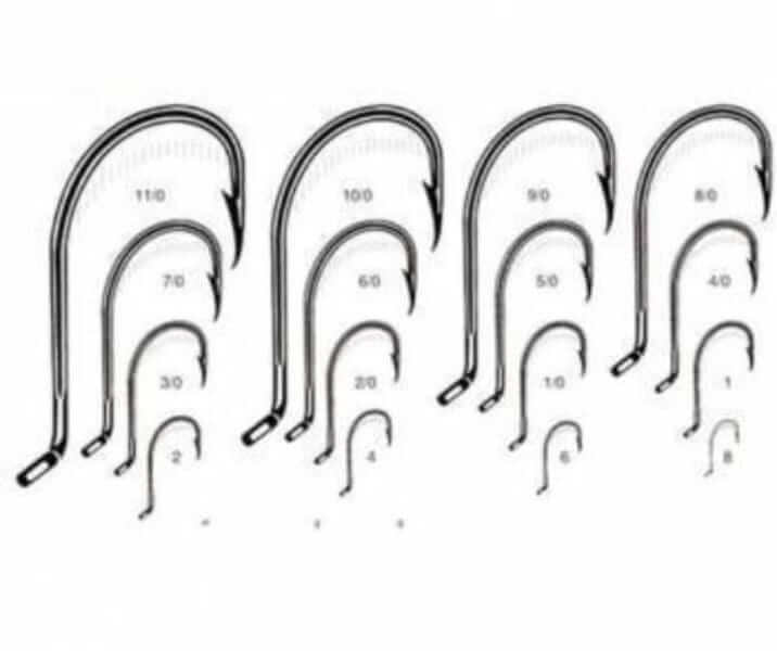 Decoro Beak Style Fishing Hooks Beak Hooks 1/0 2/0 3/0 4/0 5/0 6/0 7/0 8/0 9/0 10/0- 100 pcs