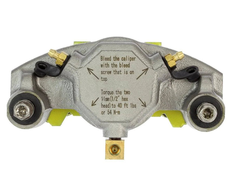 Deemaxx cliper 1500/1750KG MAXX showing the top view with bleed instructions and fitting details.